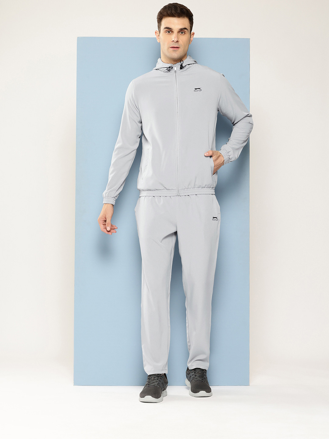 Slazenger Ultra-Dry Hooded Running Track suits
