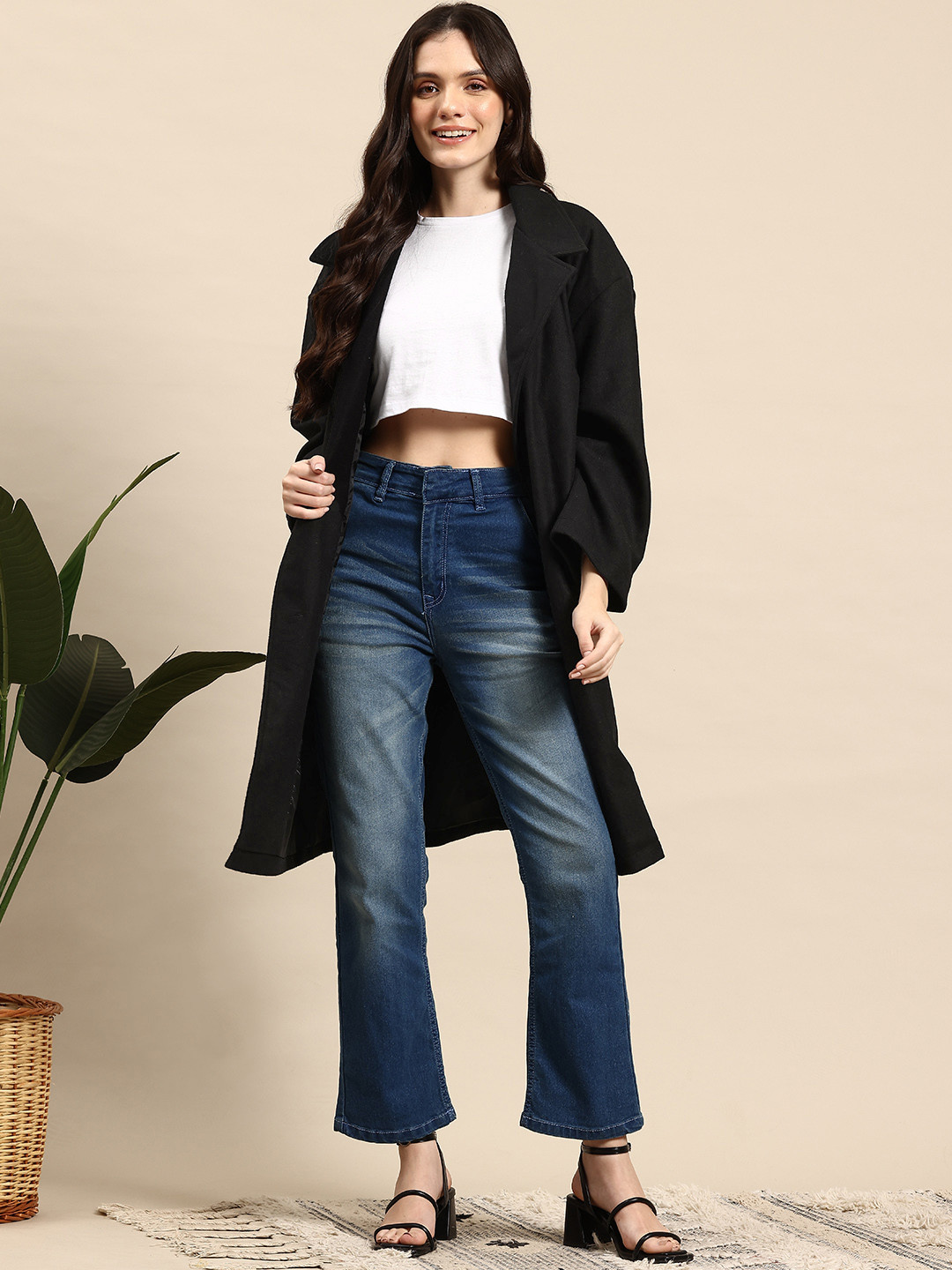 Mast & Harbour Double-Breasted Overcoat