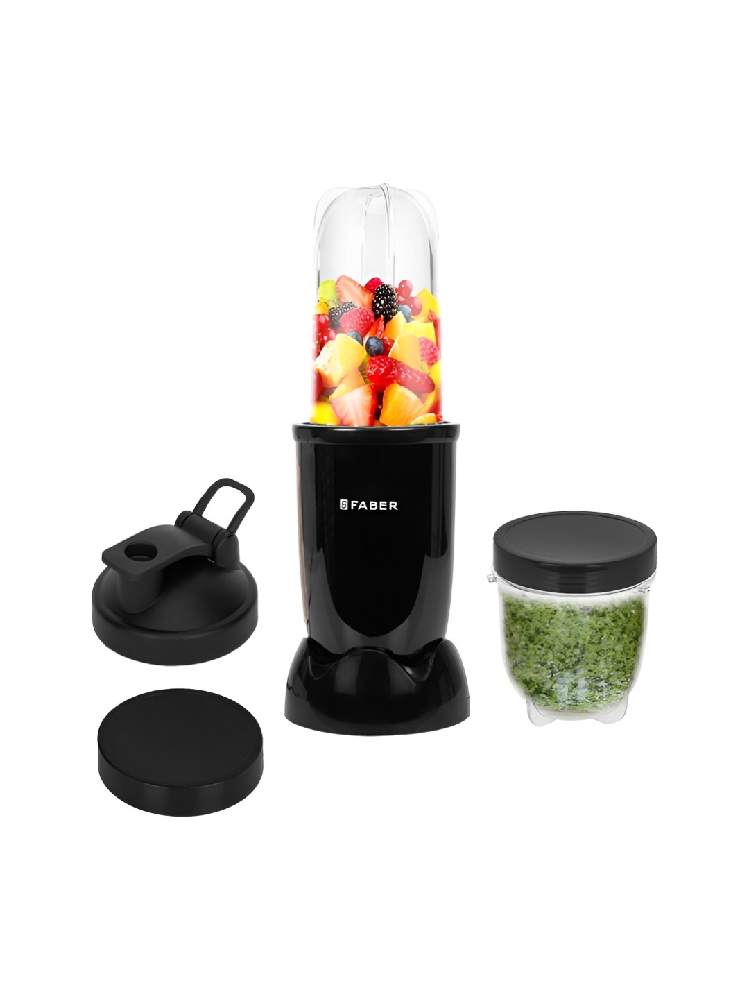 FABER 2-in-1 Nero Nutrifit Blender 100% Copper Motor