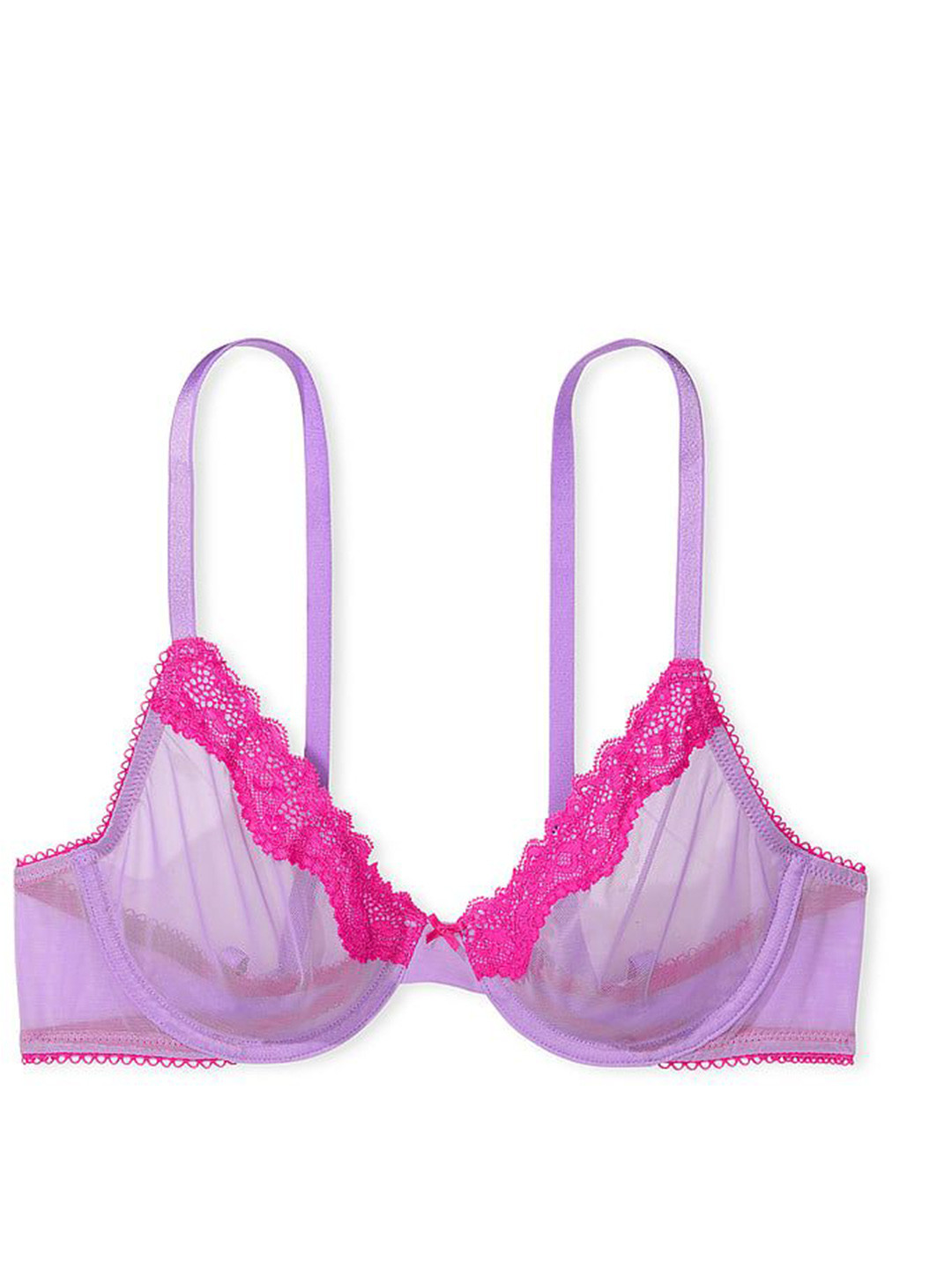 Victoria's Secret Victoria's Secret Fun & Flirty Lace-Trim Unlined Demi Bra