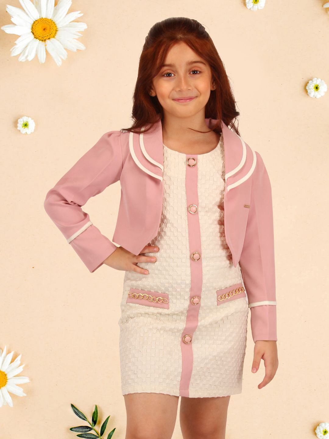 CUTECUMBER Print Applique Sheath Dress