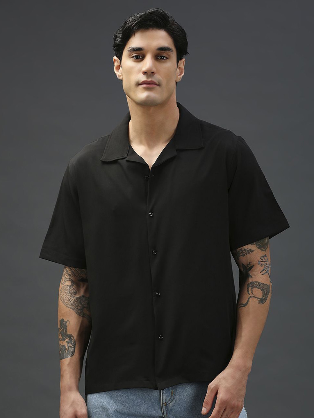 Vibe The Hype Men Relaxed Opaque Party Shirt