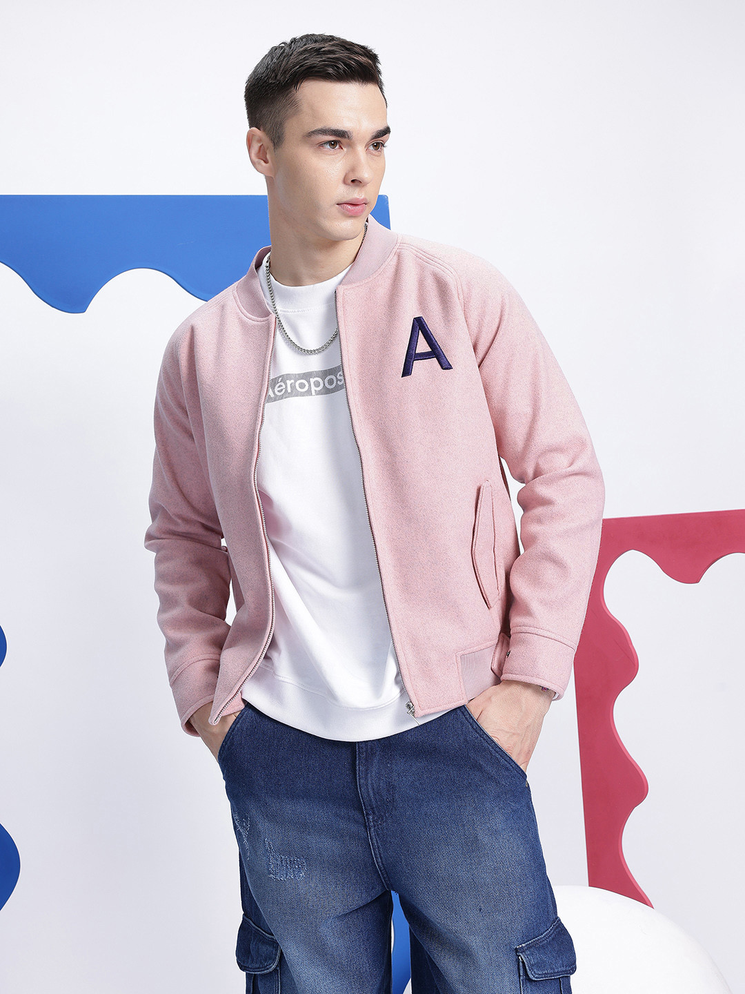 Aeropostale Applique Tailored Jacket