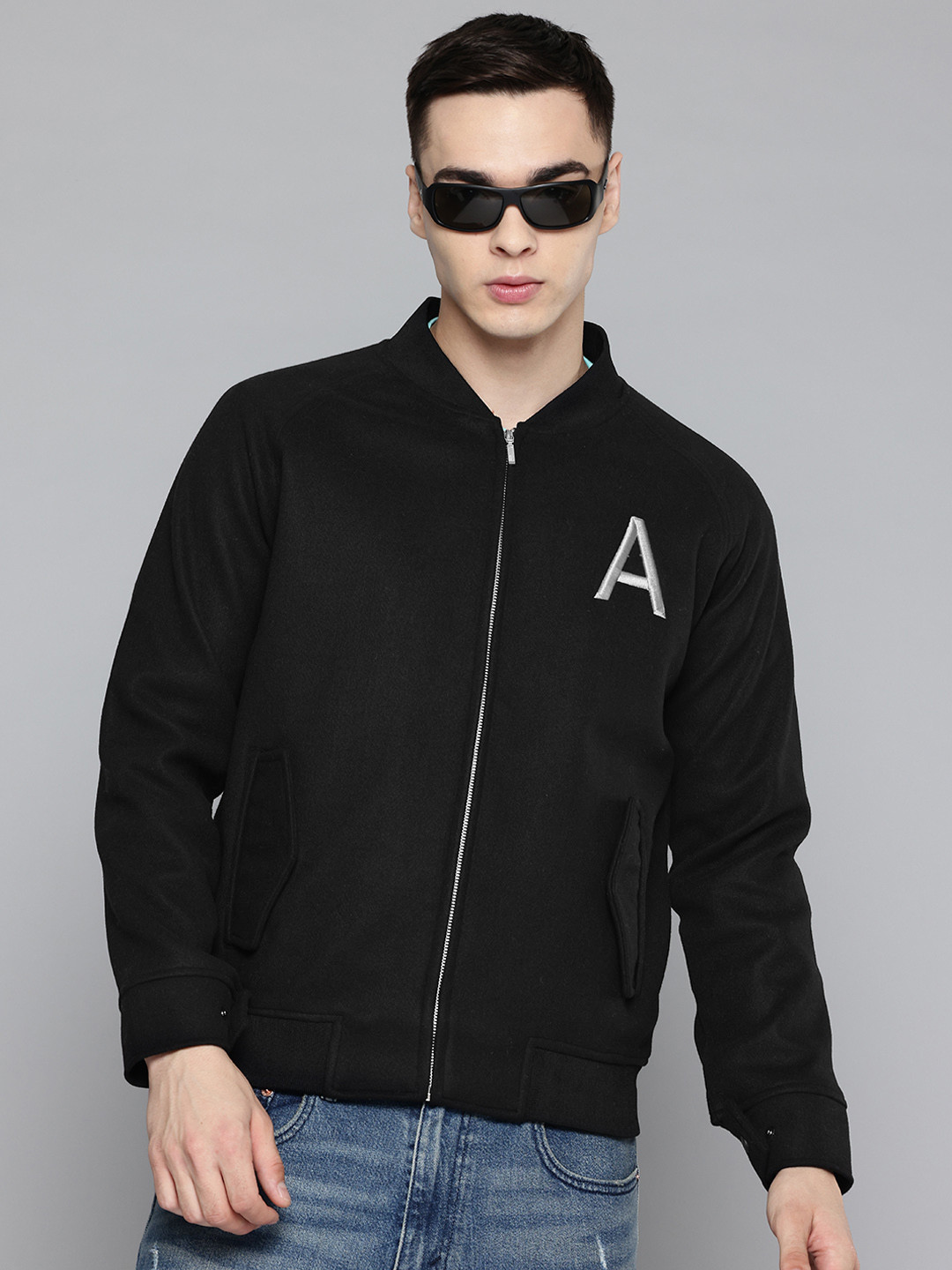 Aeropostale Embroidered Bomber Jacket