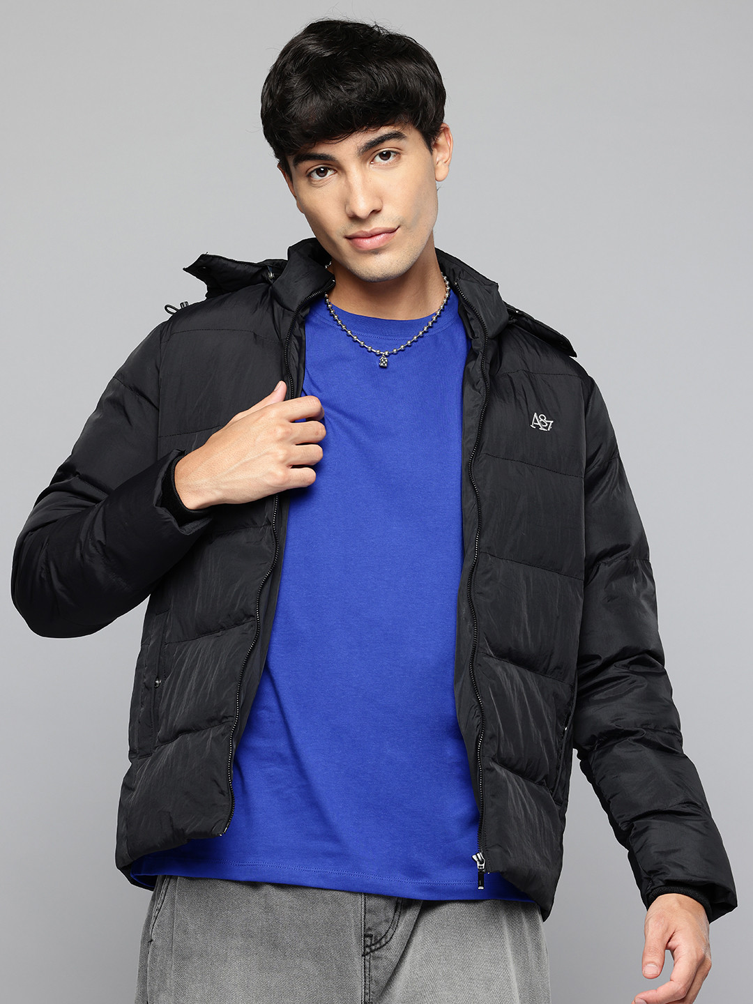 Aeropostale Padded Jacket with Detachable Hood