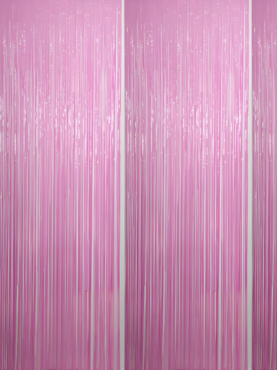 Special You 3-Pcs Pink Fringe Curtains