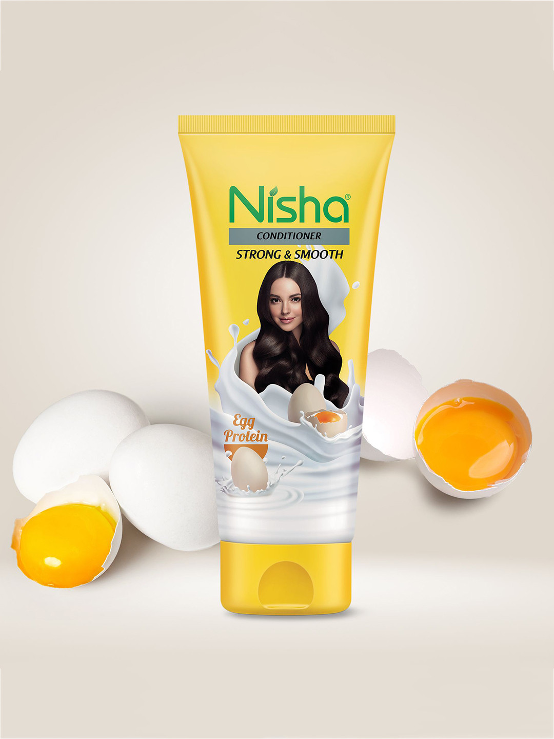 Nisha Set Of 3 Egg Protein Hair Conditioner - 180 ml Each