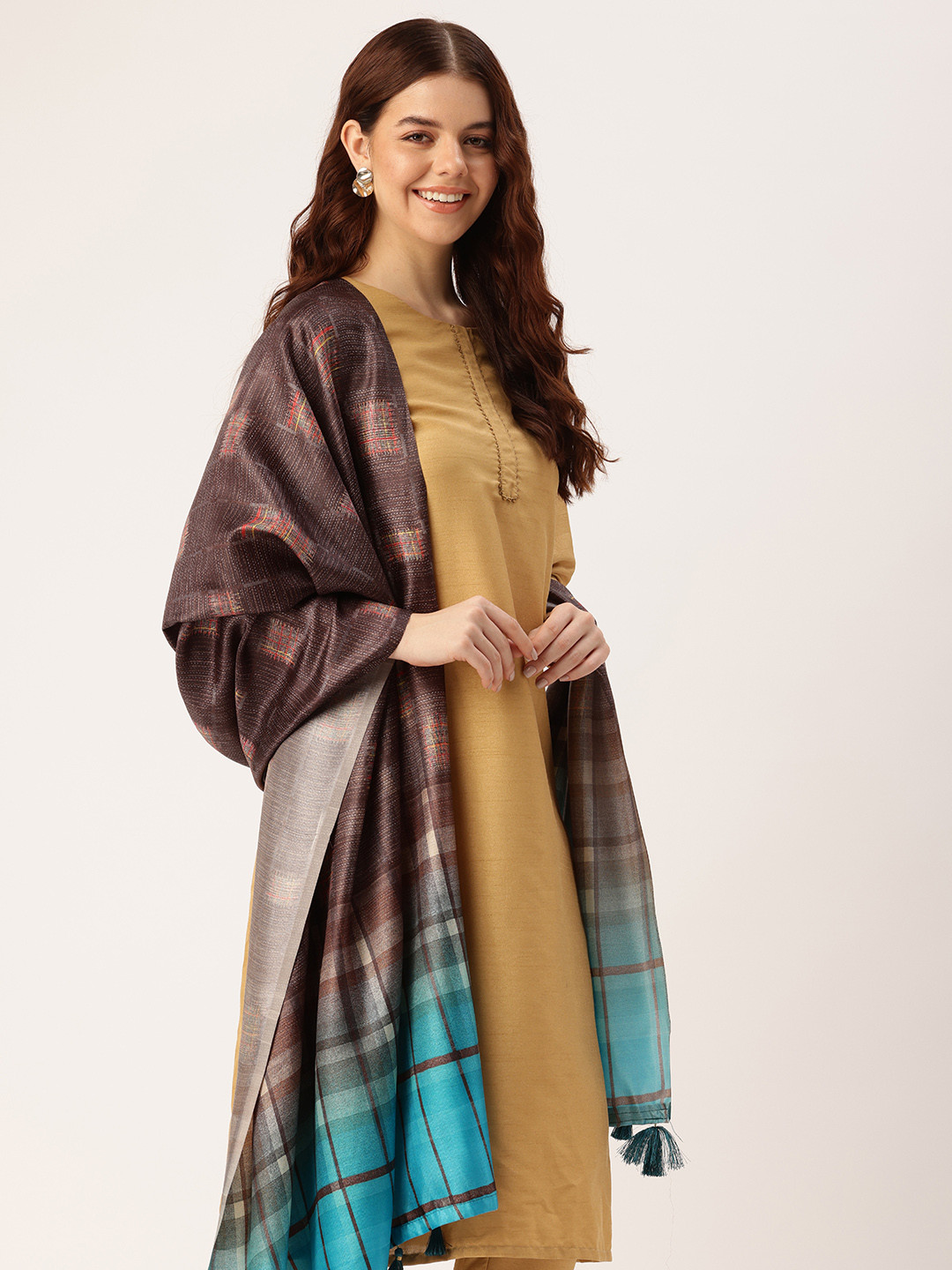 SANGAM PRINTS Ethnic Motifs Printed Dupatta