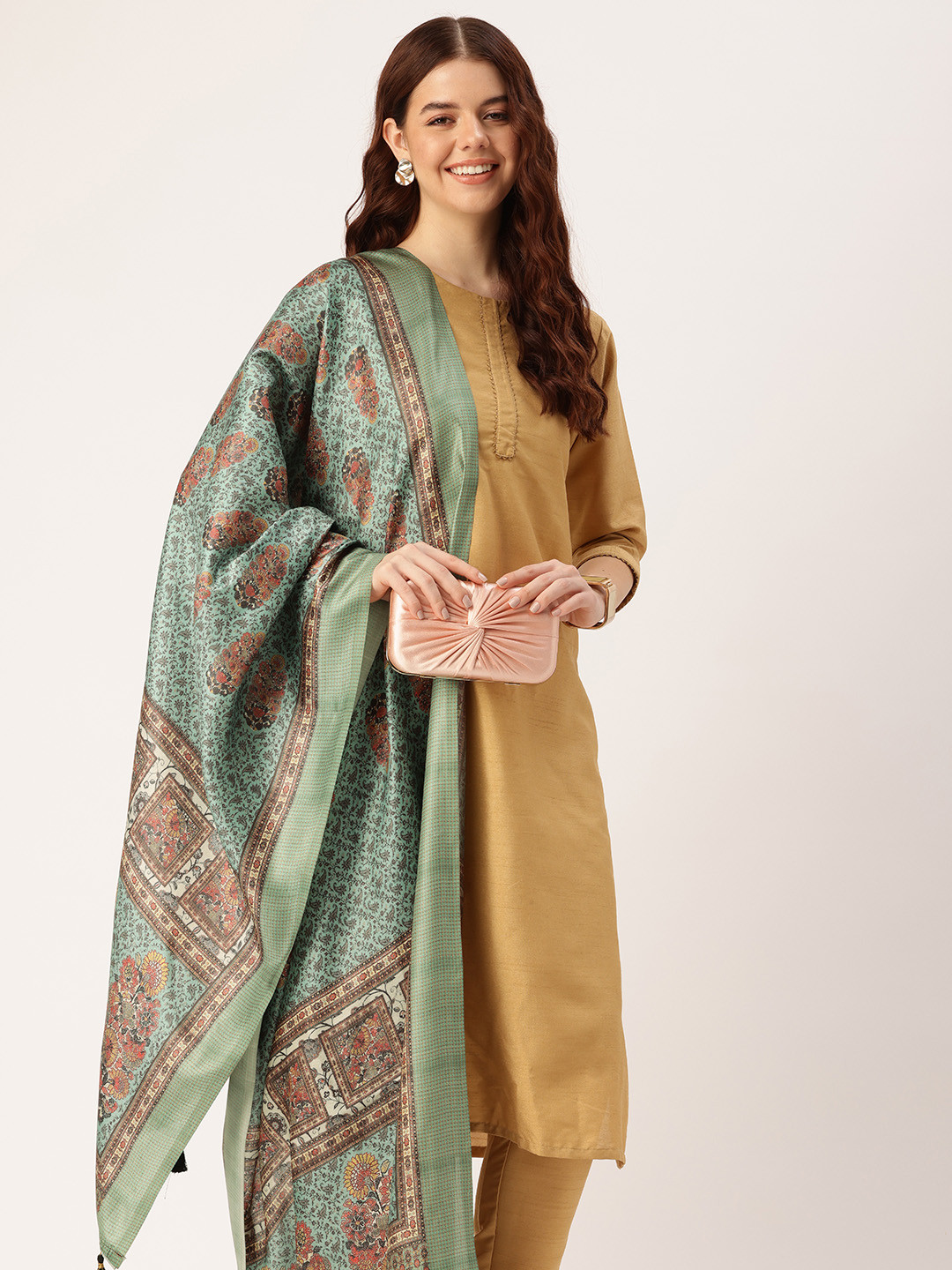 SANGAM PRINTS Ethnic Motifs Printed Dupatta