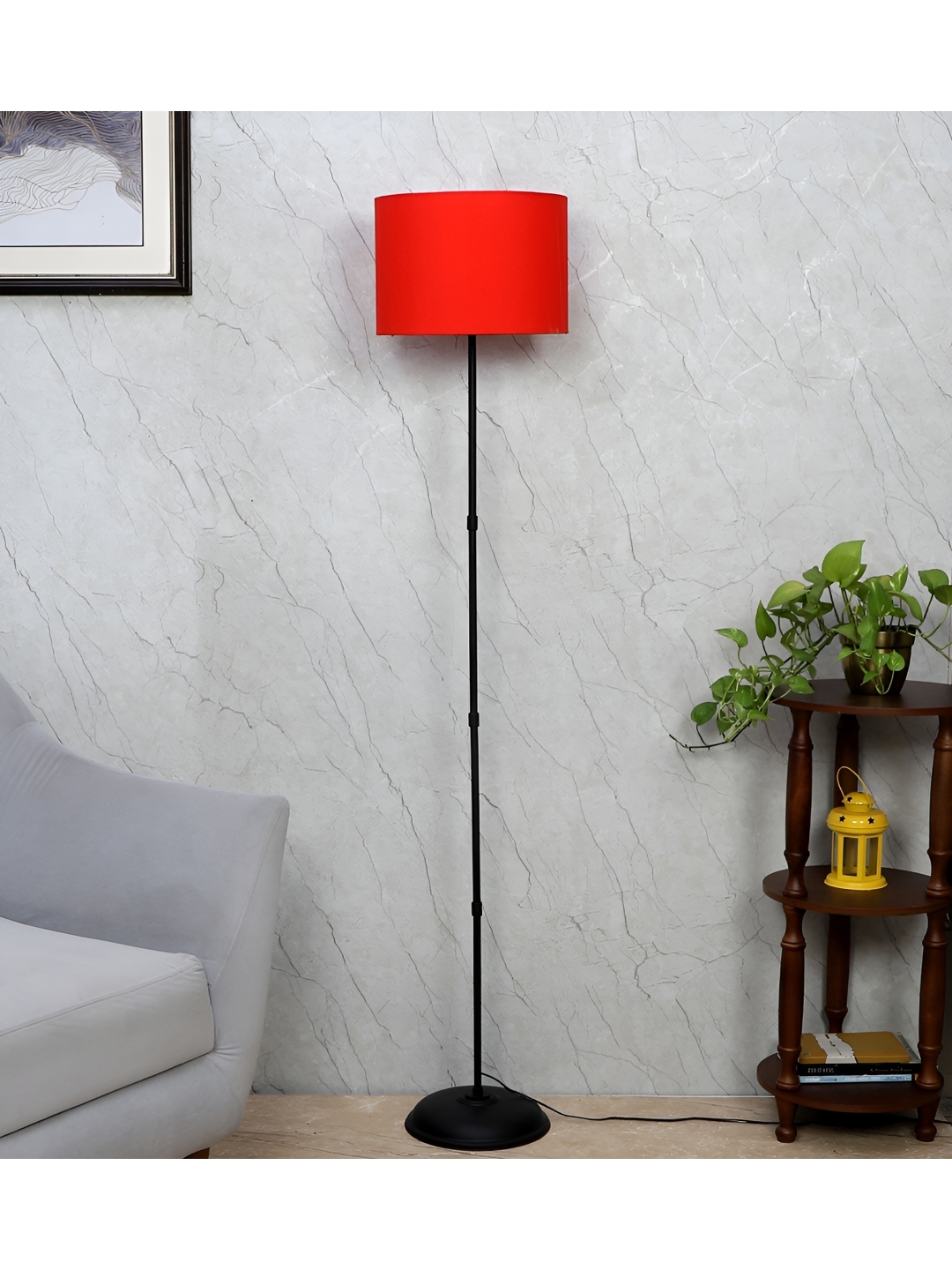 Red and black floor lamp 2025