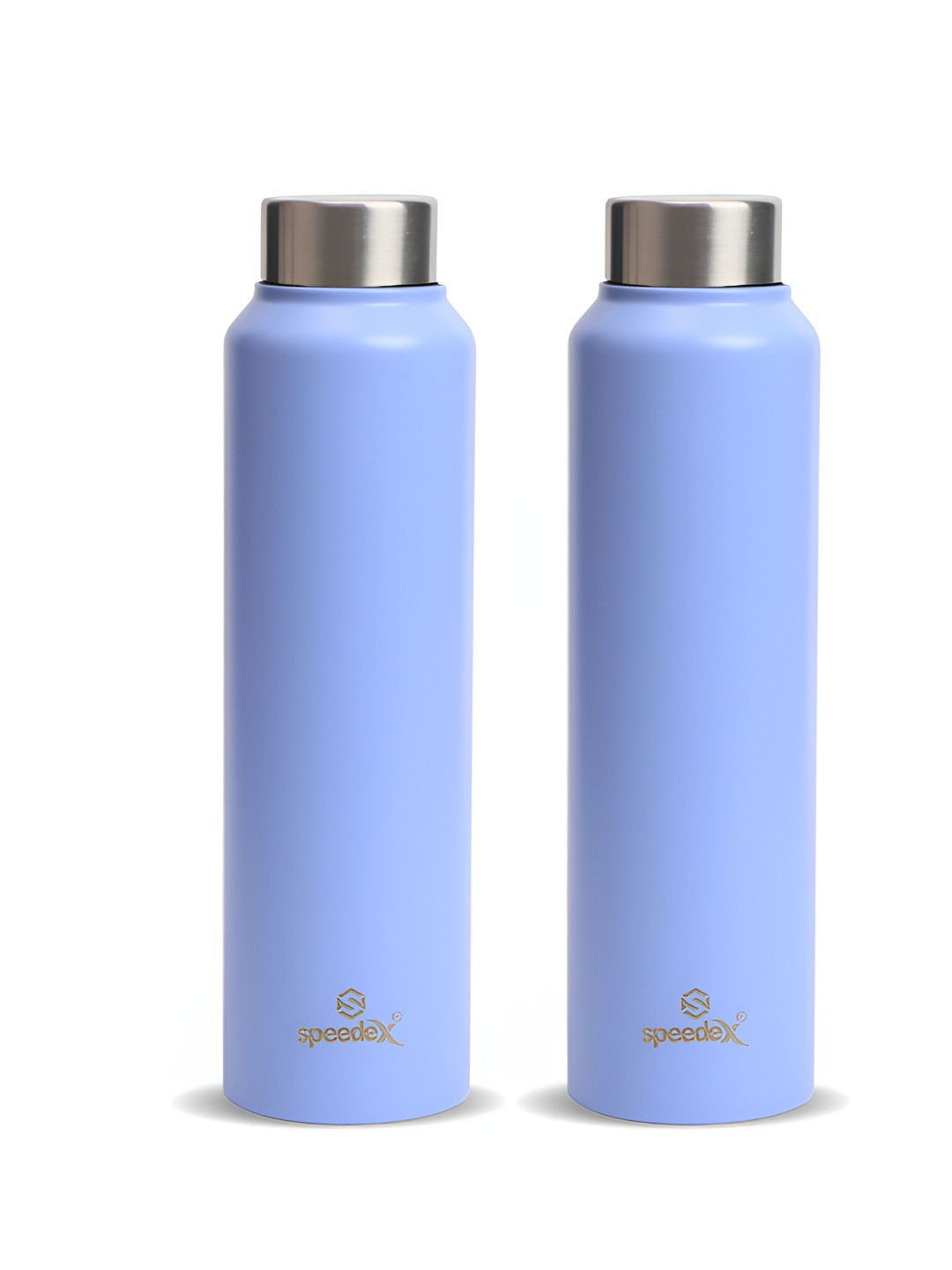 Speedex Purple Brand Logo Stainless Steel Spill Proof 2 Piece Water Bottle - 1L