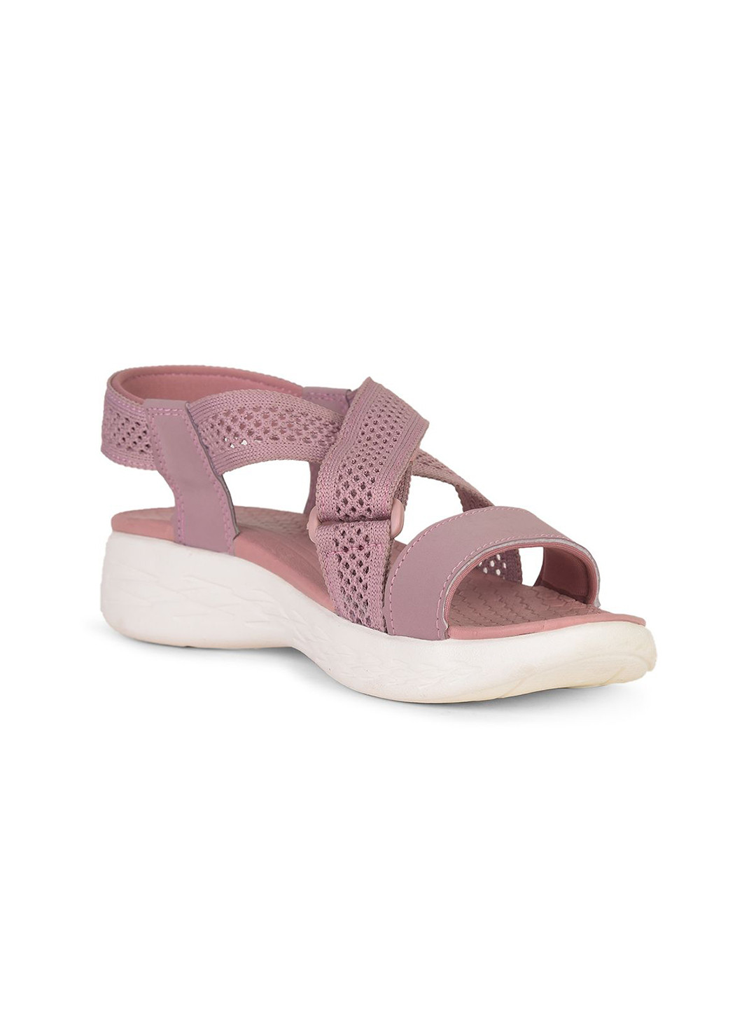 Power Women Leather Open Toe Comfort Flats