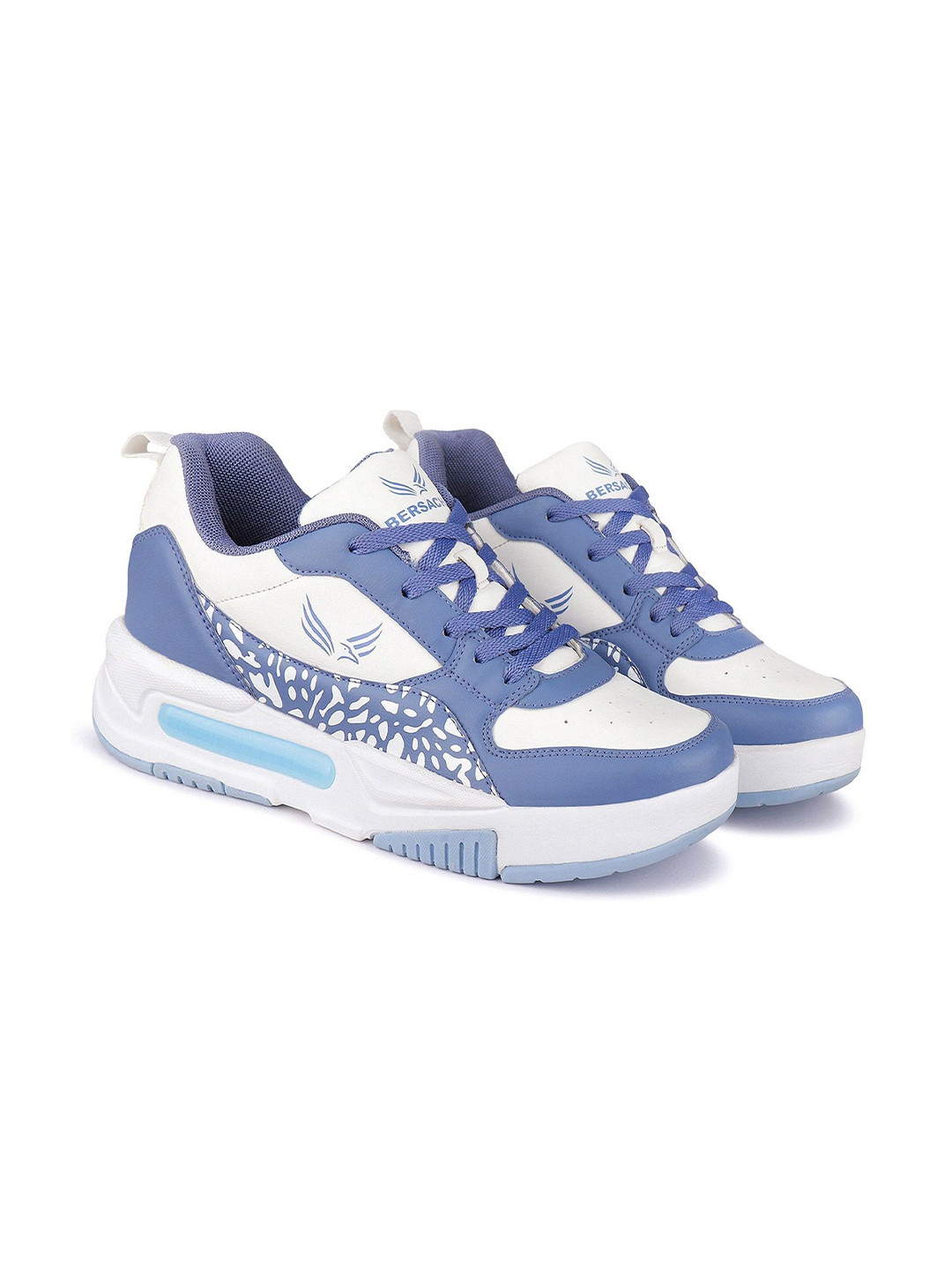 BERSACHE Men Running Non-Marking Shoes Sport-9141-Blue