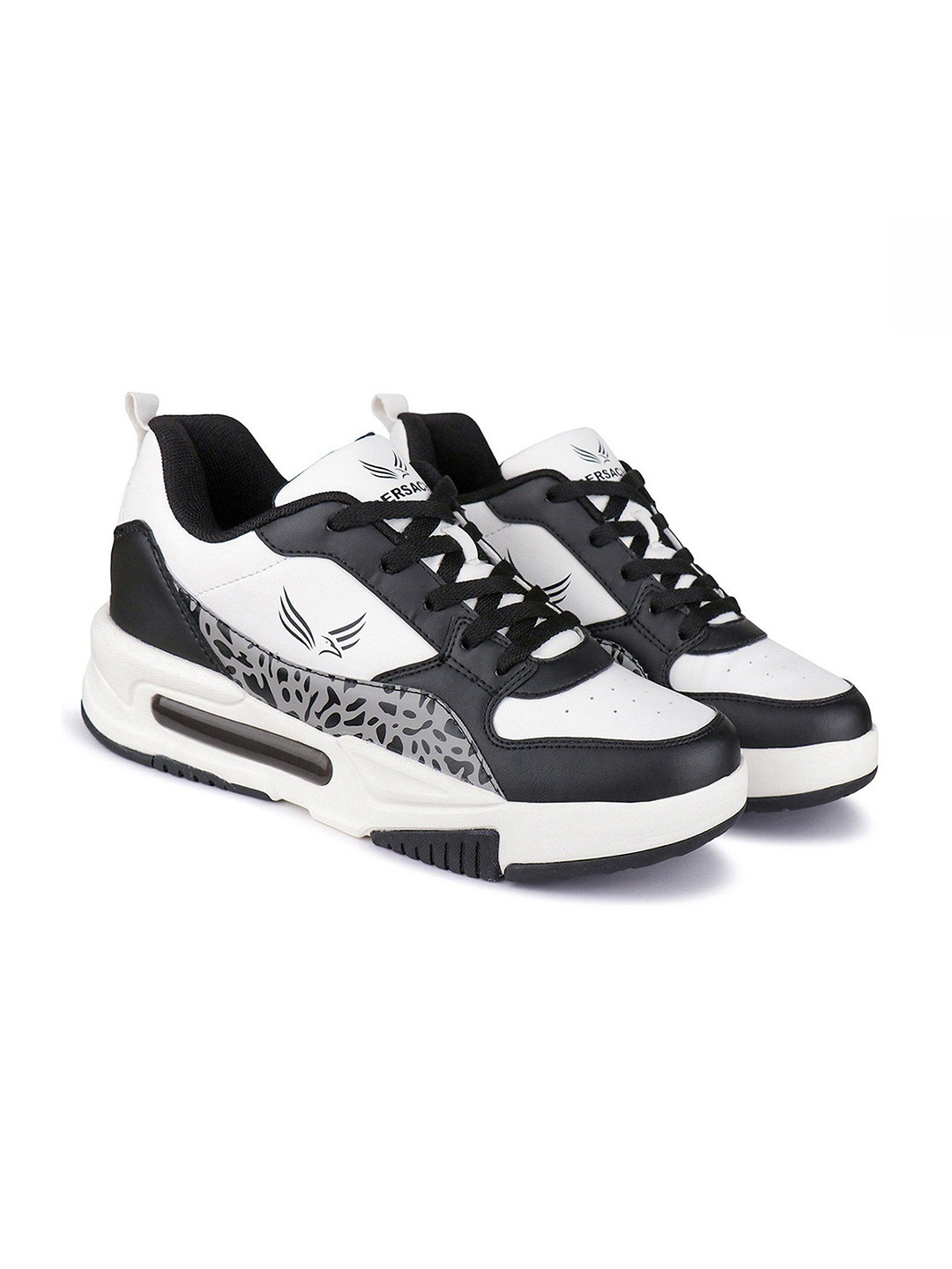 BERSACHE Men Running Canvas Non-Marking Shoes Sport-9143-Black