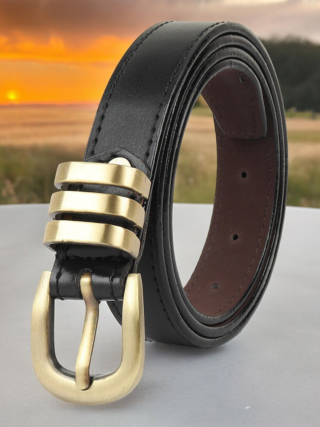Kastner Women Solid Tang Casual Belt
