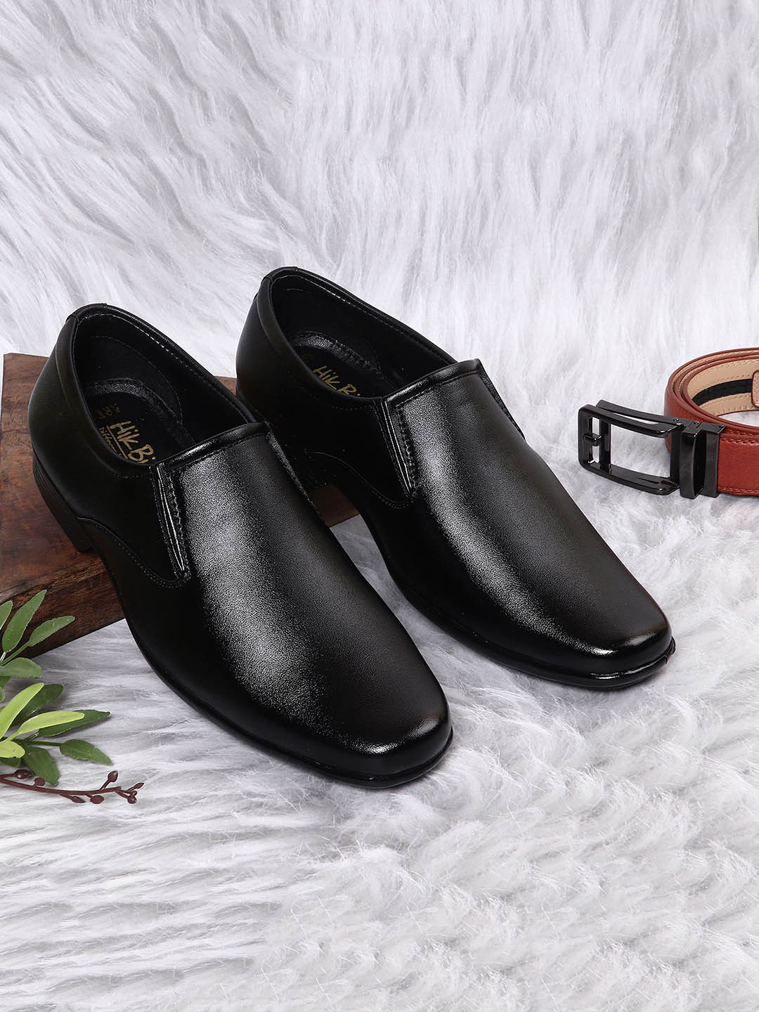 HikBi Round Toe Formal Slip-On Shoes