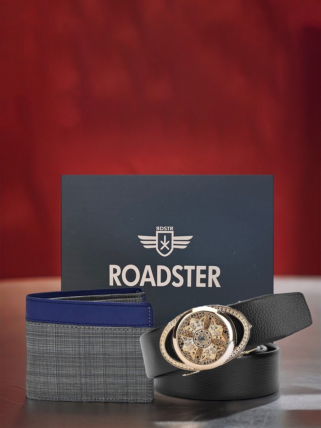 Buy Roadster Men Wallet Belt Embellished Accessory Gift Set Accessory Gift Set for Men 29960095 Myntra