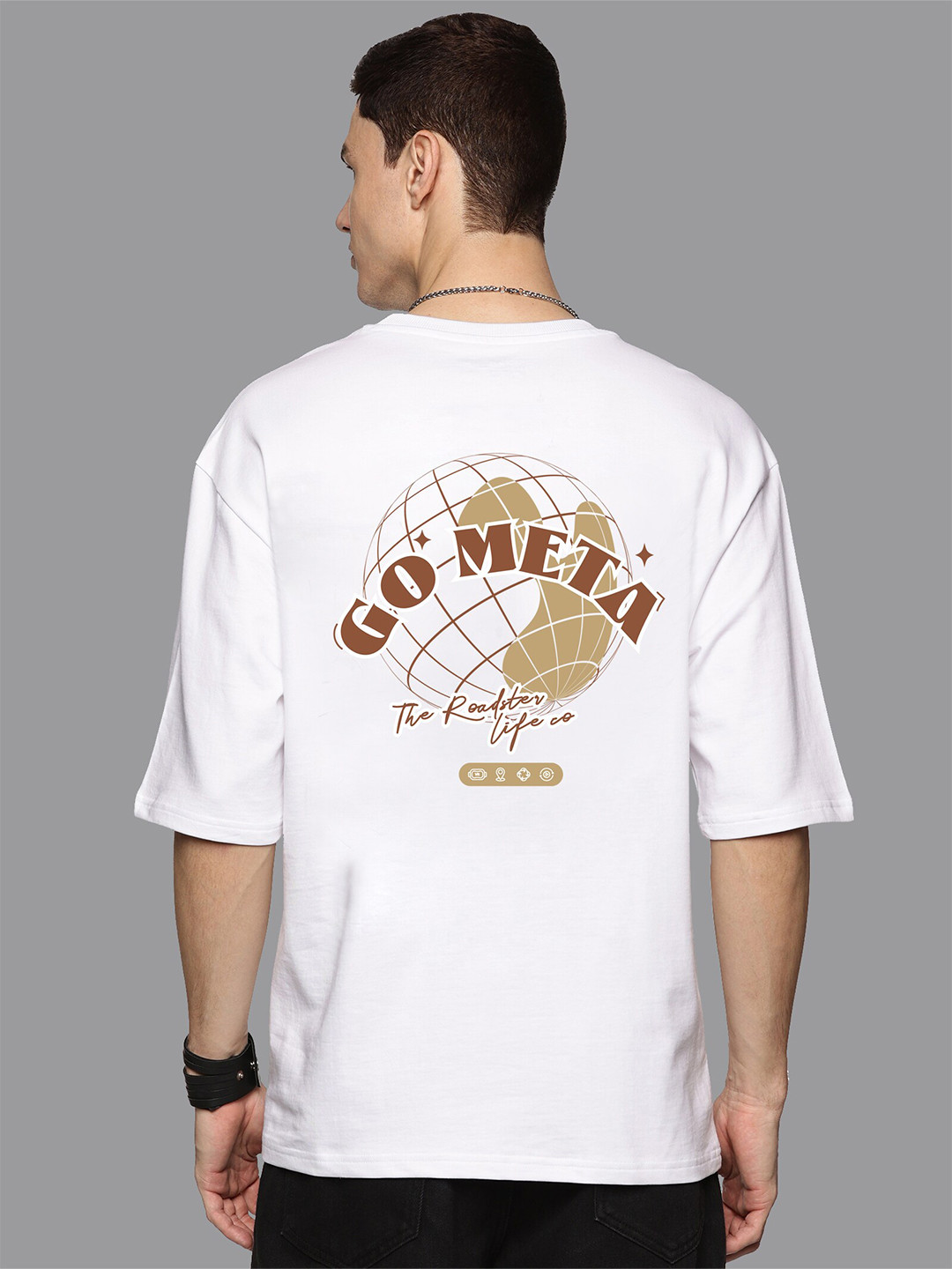 Roadster Men Graphic Printed Round Neck T-Shirt
