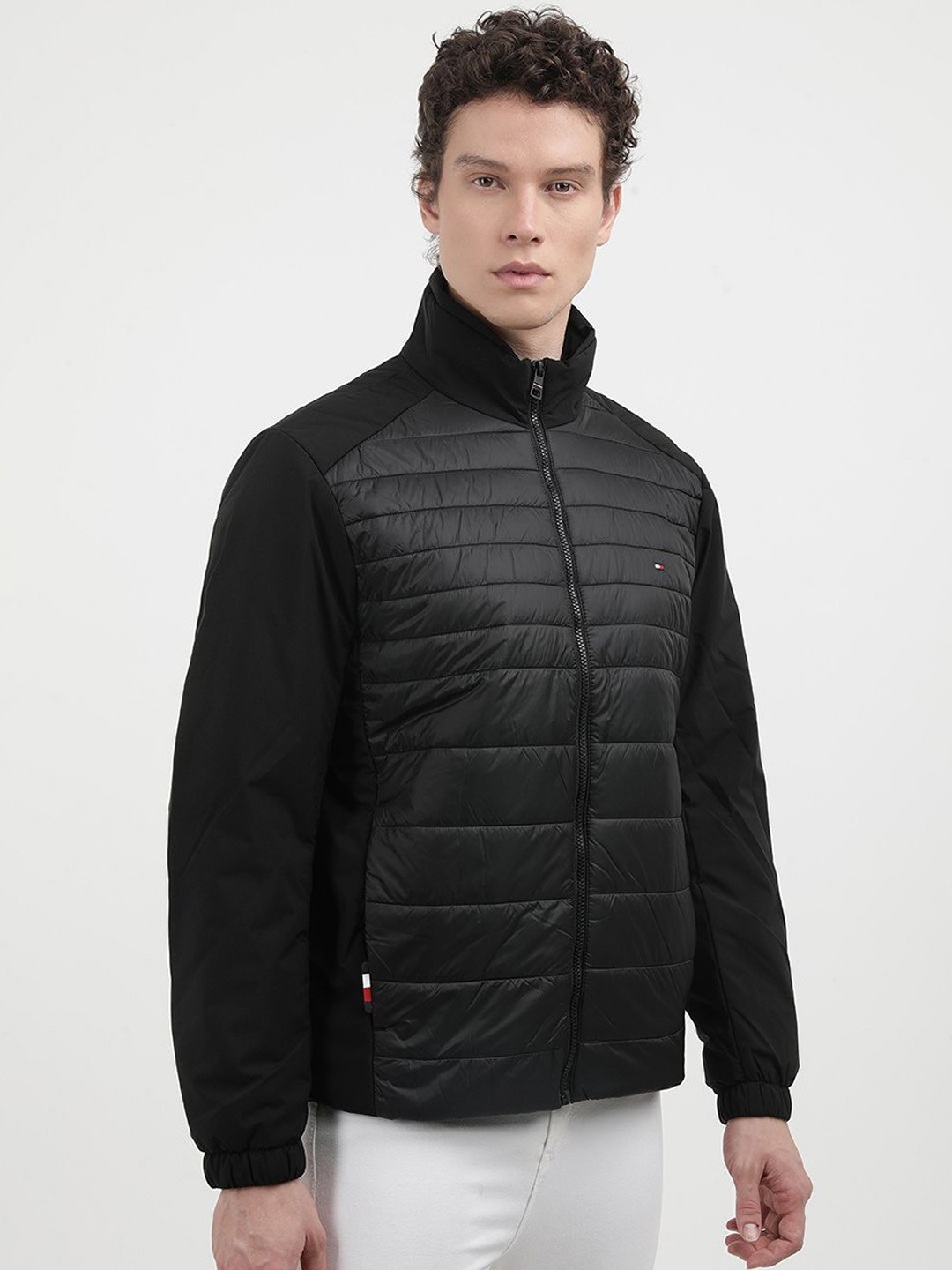 Tommy Hilfiger Men Solid Colourblocked Padded Jacket