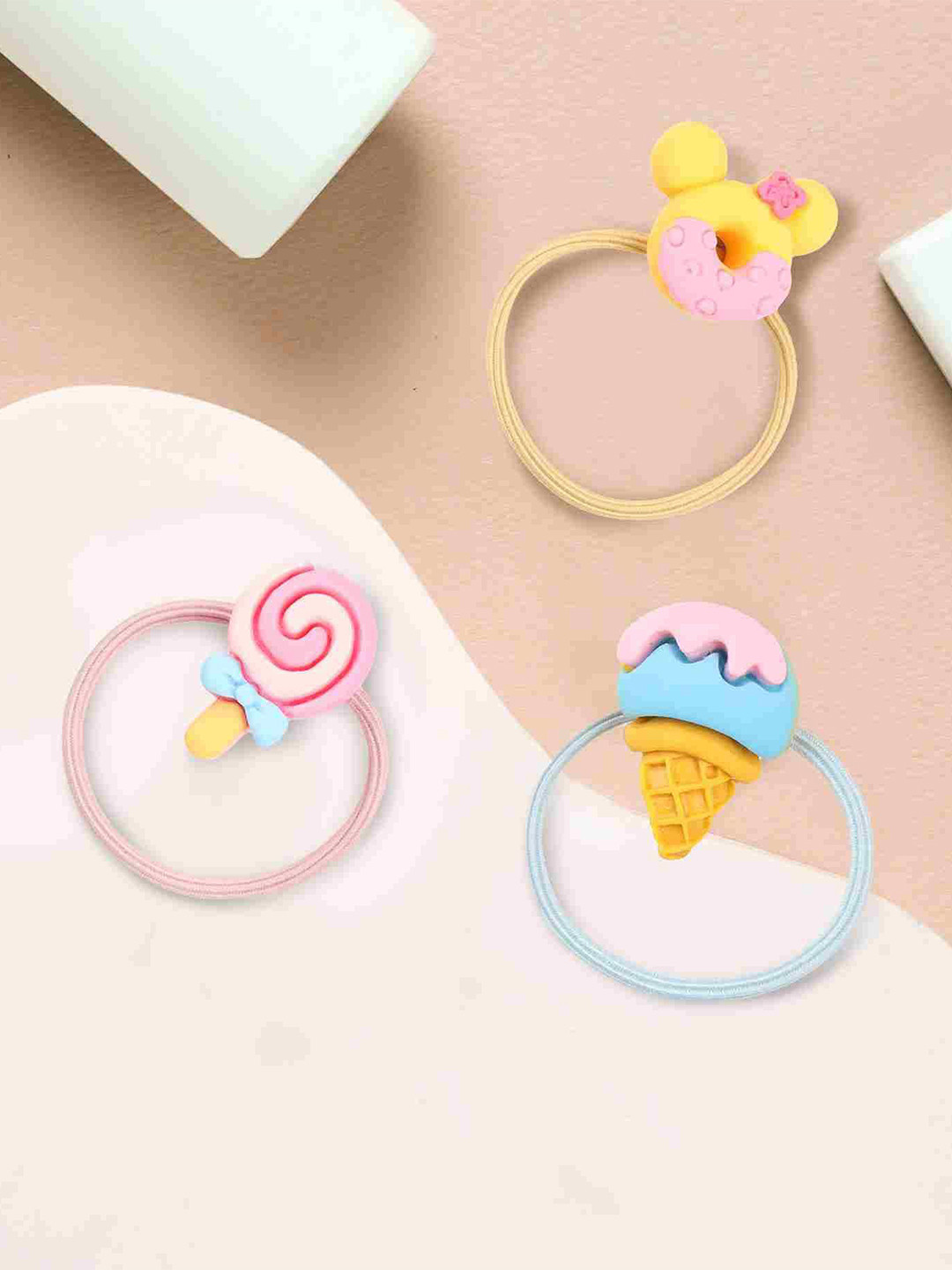 KICKS & CRAWL 3 Pieces Ponytail Holders