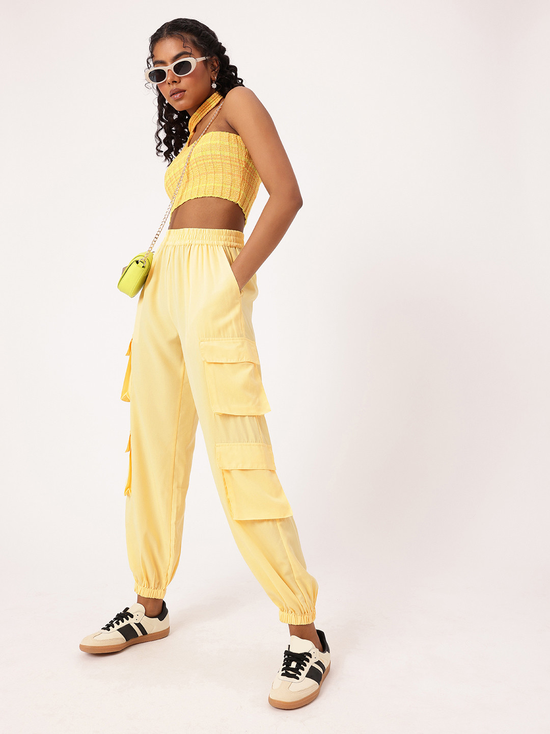 DressBerry Women Utility Cargo Joggers