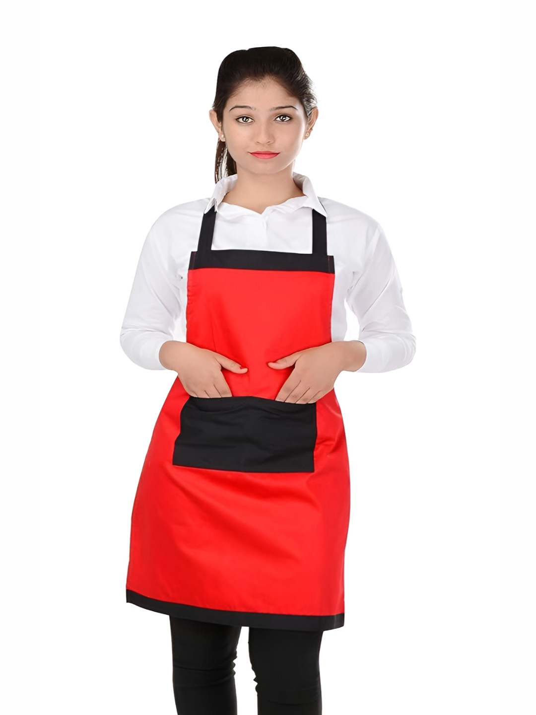 SWITCHON Red & Black Waterproof Apron