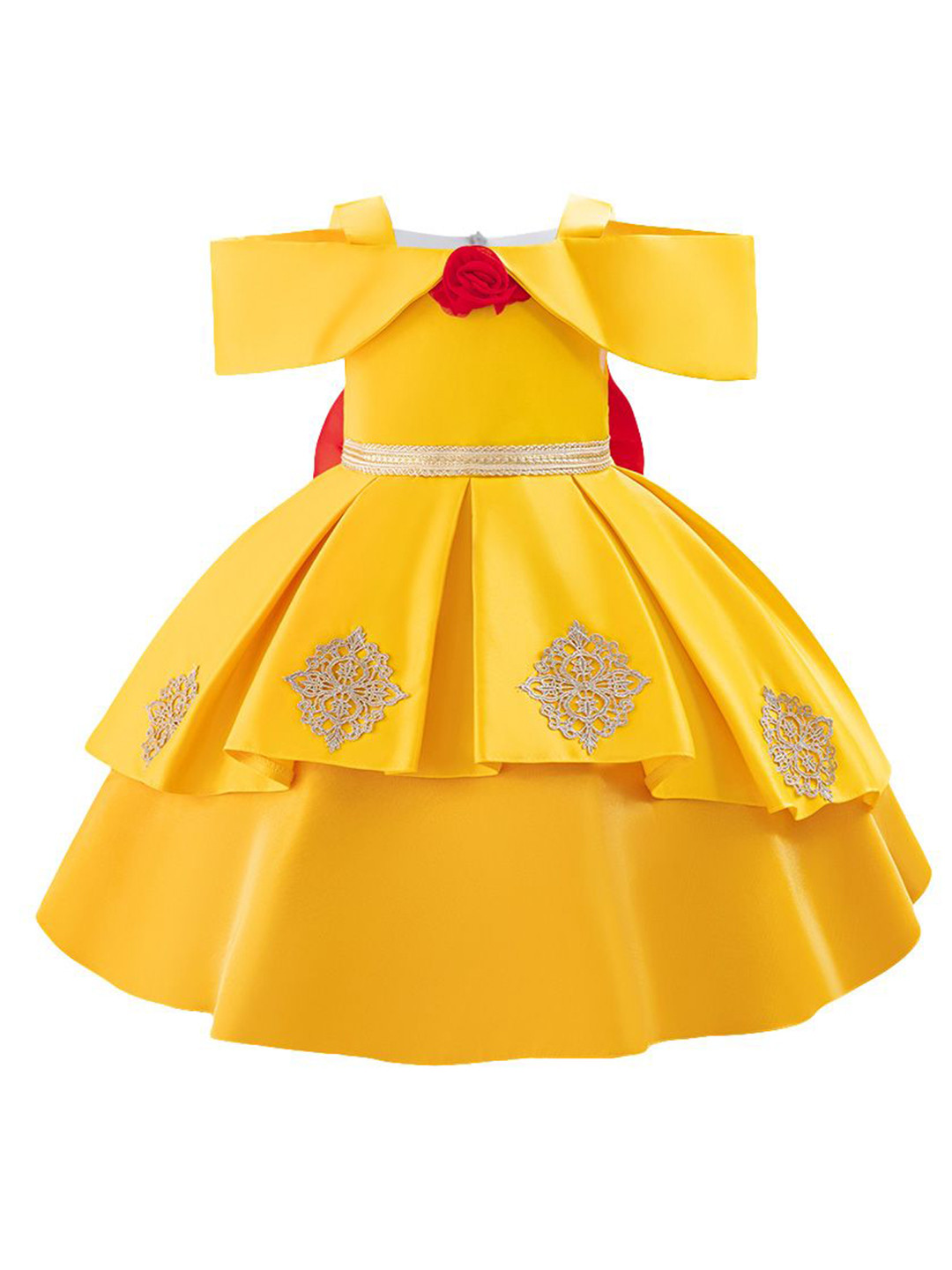 StyleCast x Revolte Cold-Shoulder Fit & Flare Dress