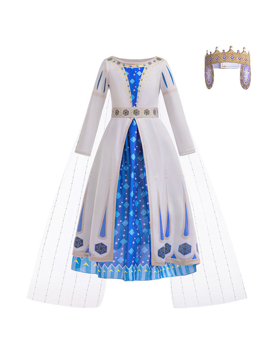 StyleCast x Revolte Graphic Printed Gown Maxi Dress