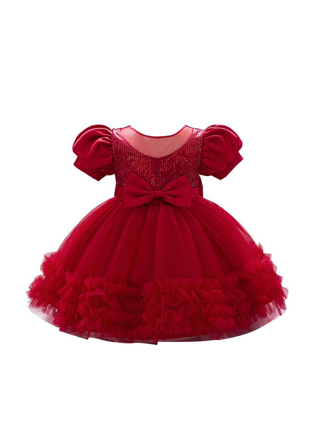 StyleCast x Revolte Mermaid Sequin Fit & Flare Dress