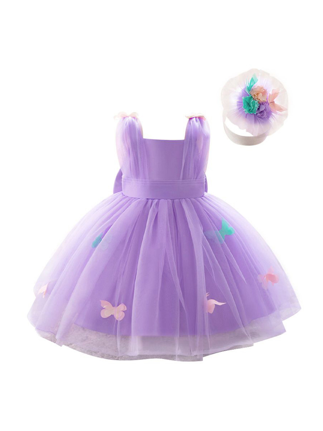 StyleCast x Revolte Square Neck Balloon Dress