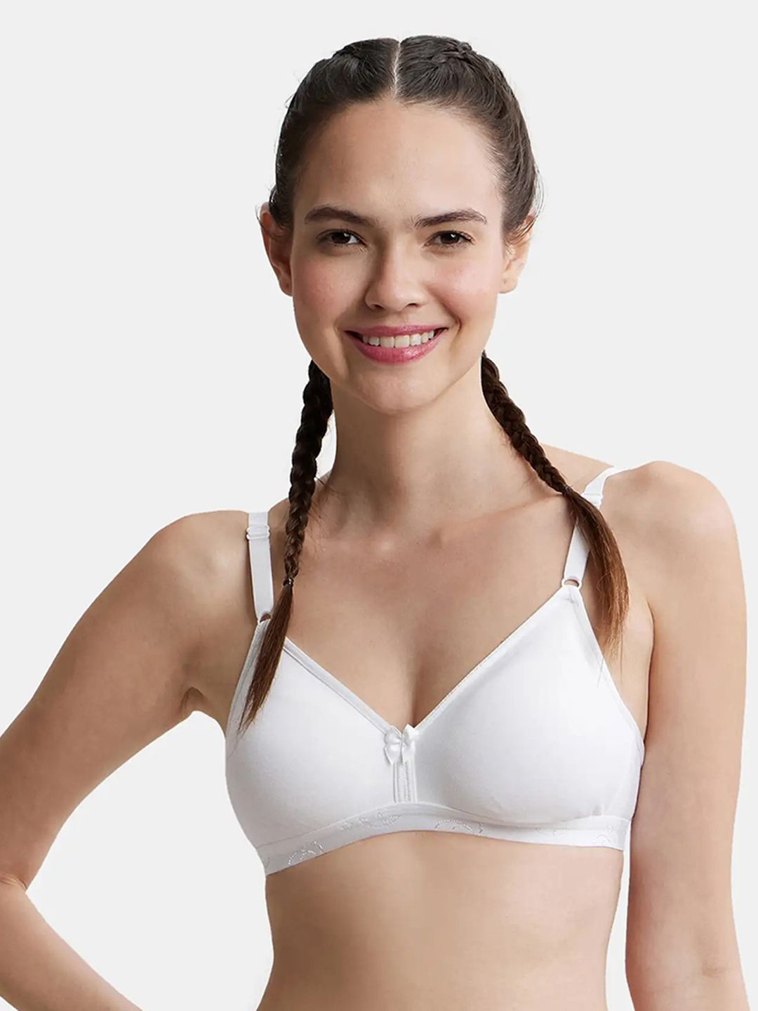 Jockey Wirefree Non Padded Super Combed Cotton Beginners Bra-1581