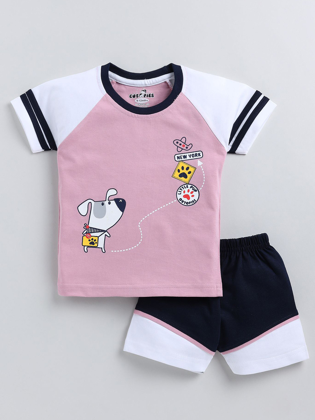 Cutopies Boys Printed T-shirt with Shorts