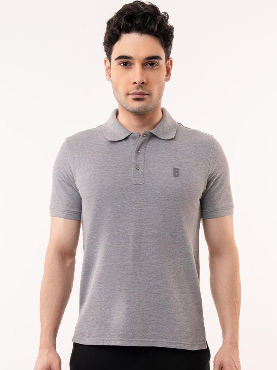 Baller Athletik Men Polo Collar T-shirt