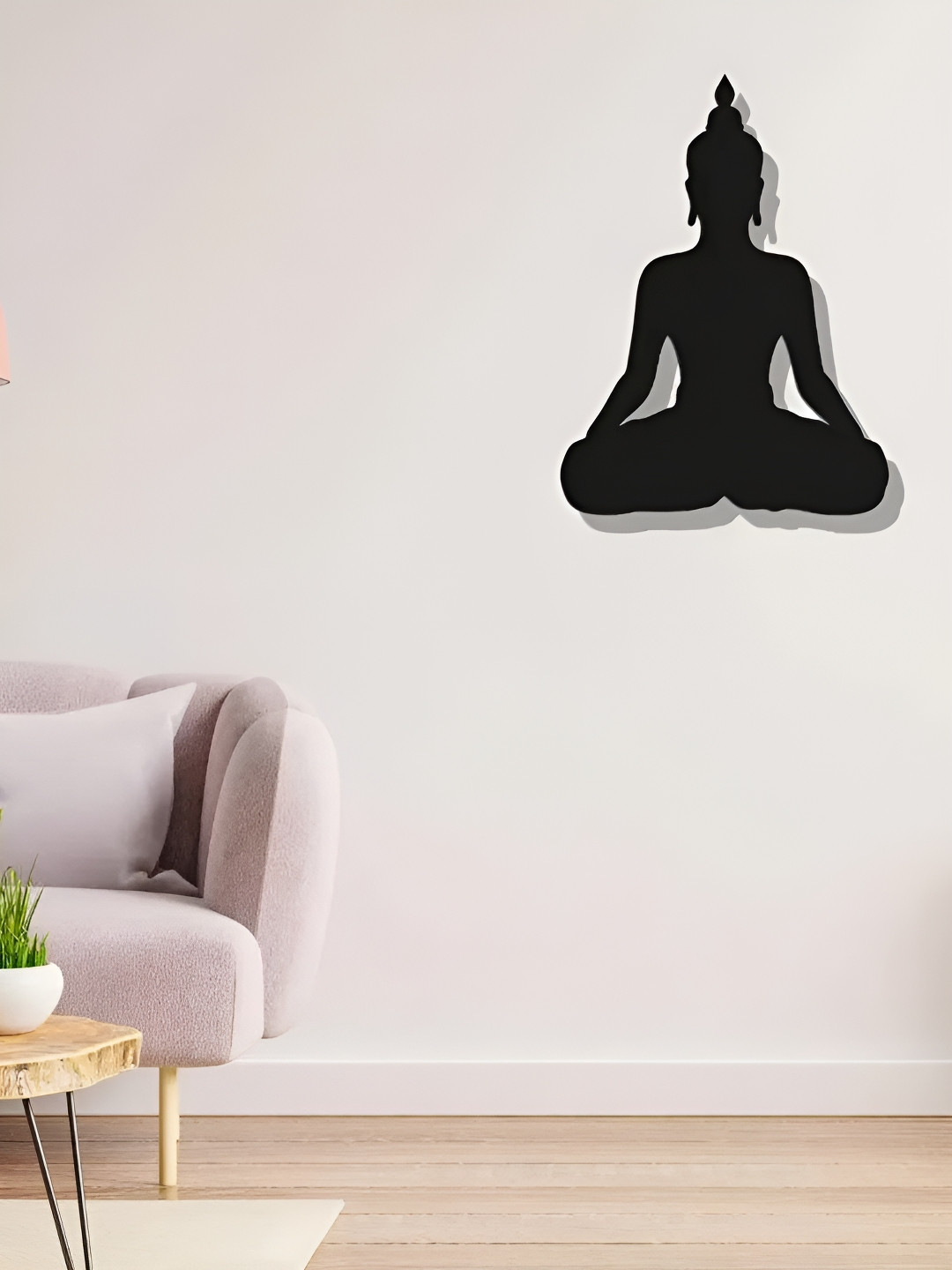 ARTROOMS Budda Metal Ethnic Motifs Antique Hanging Hall Spiritual Wall Decor-25In