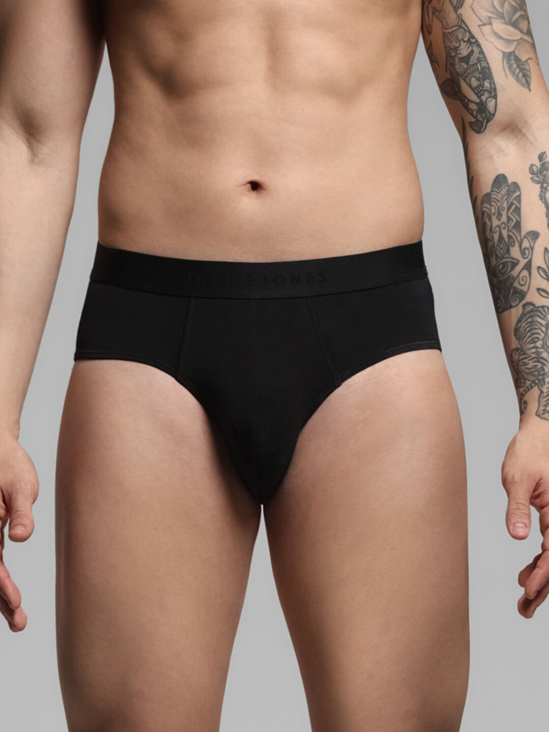 Jack & Jones Cotton Modal Brief 1353954006-Jet Black