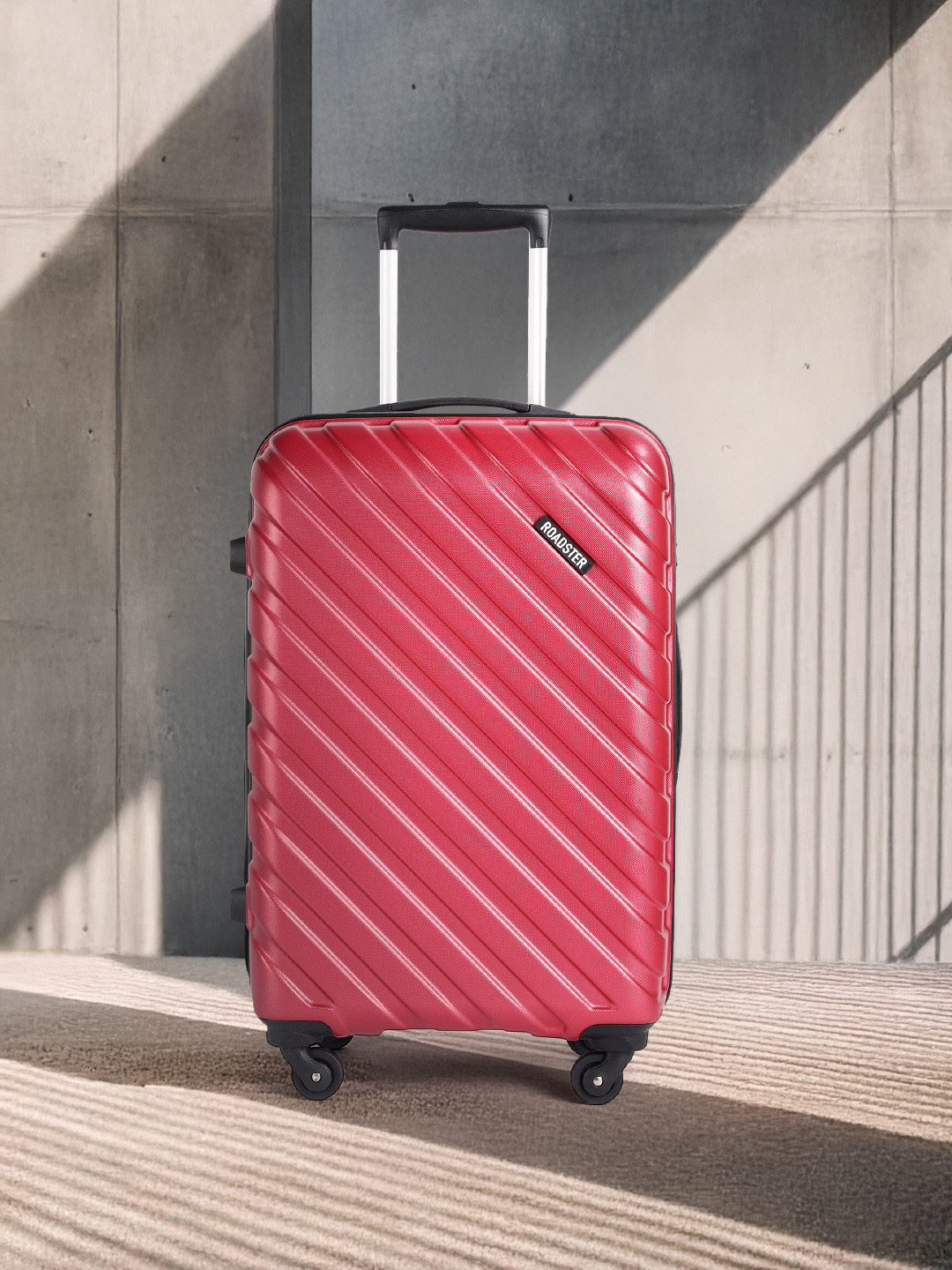 Roadster Xtreme Hard-Sided 360-Degree Rotation Medium Trolley Suitcase - Volume 52 L