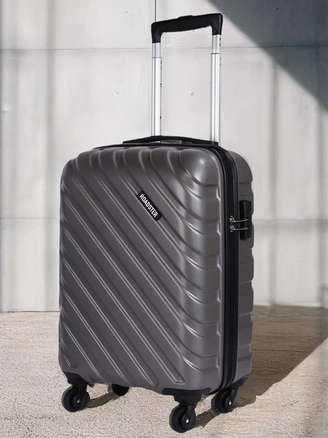 Roadster Xtreme Textured Hard Cabin Trolley Suitcase - 20 Inch - 37 L