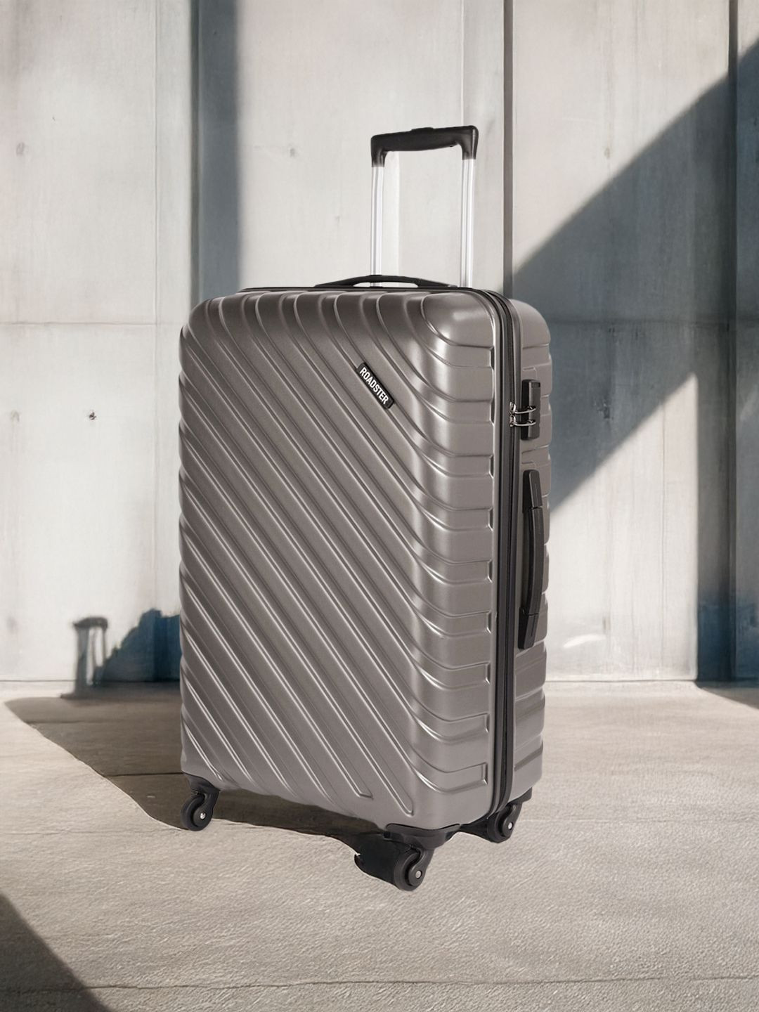 Roadster Xtreme Textured Hard Large Trolley Suitcase - 28 Inch - 91L