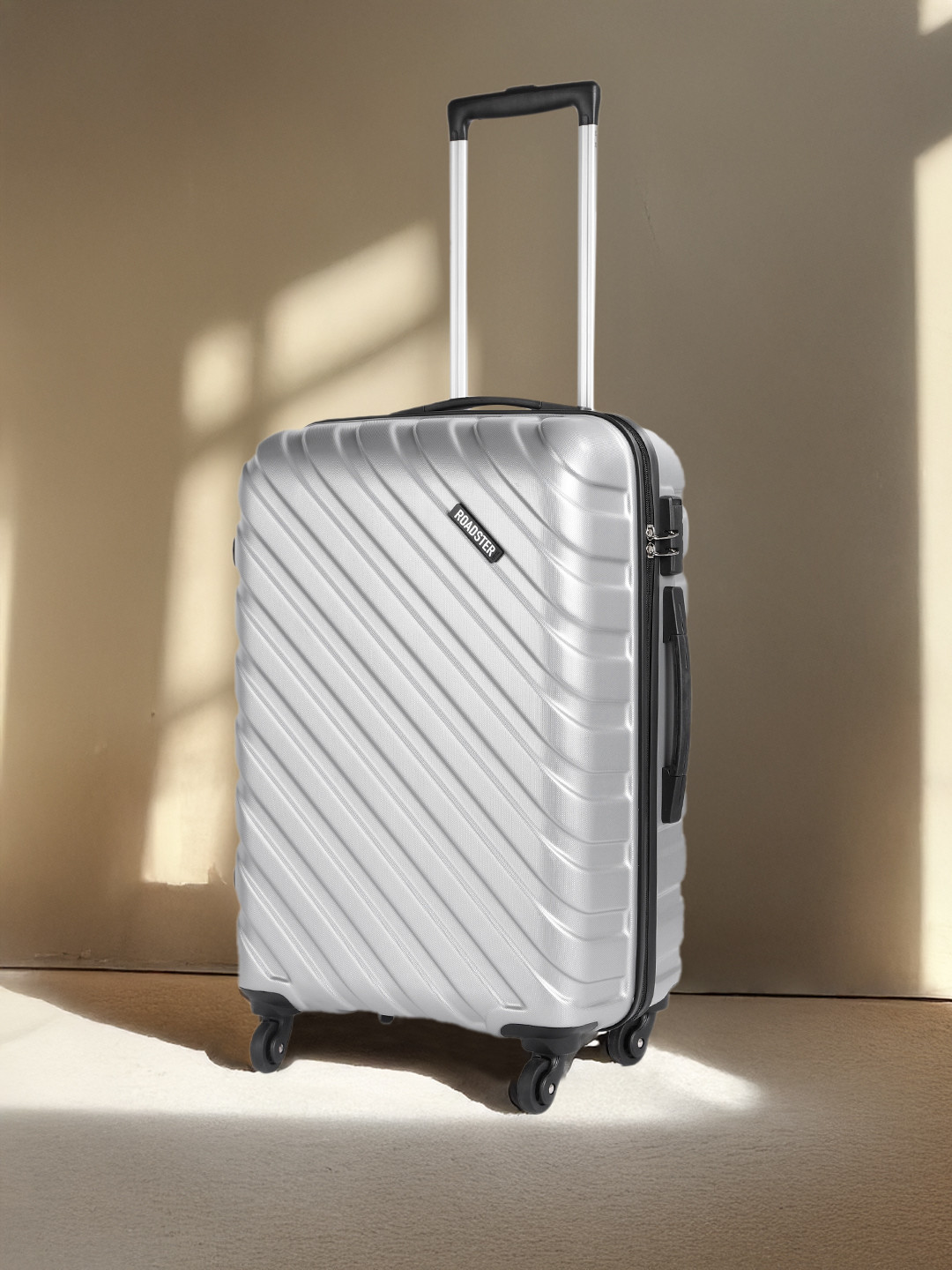 Roadster Xtreme Textured Hard Medium Trolley Suitcase - 24 Inch - 52 L