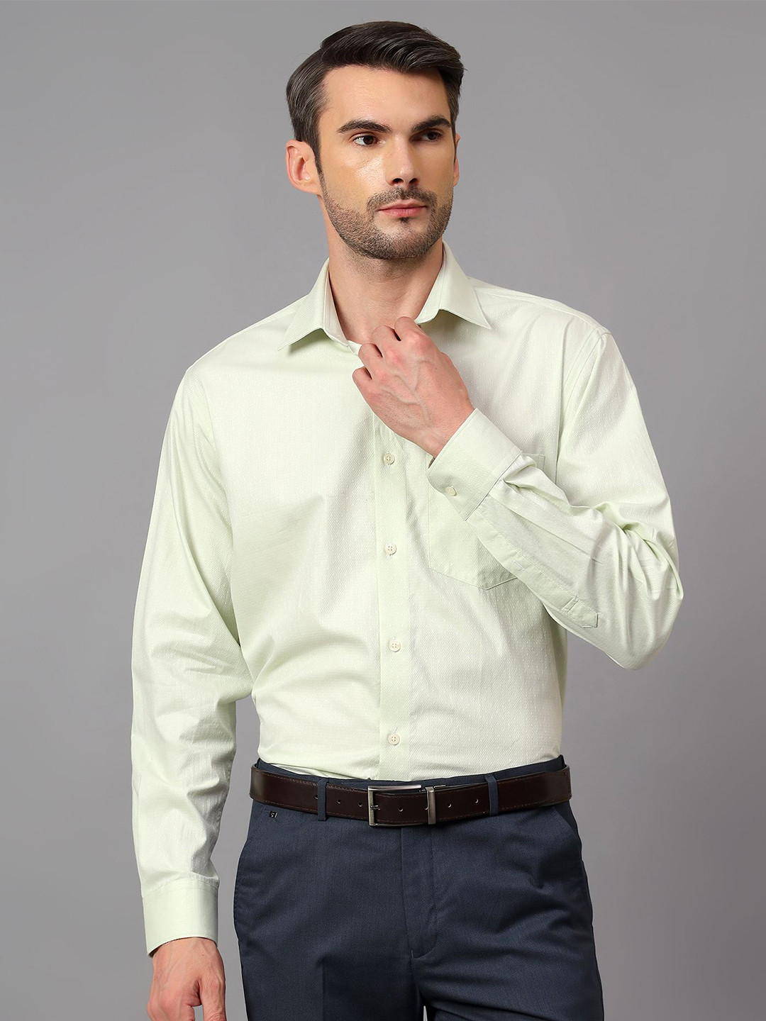 Cantabil Men Comfort Opaque Formal Shirt