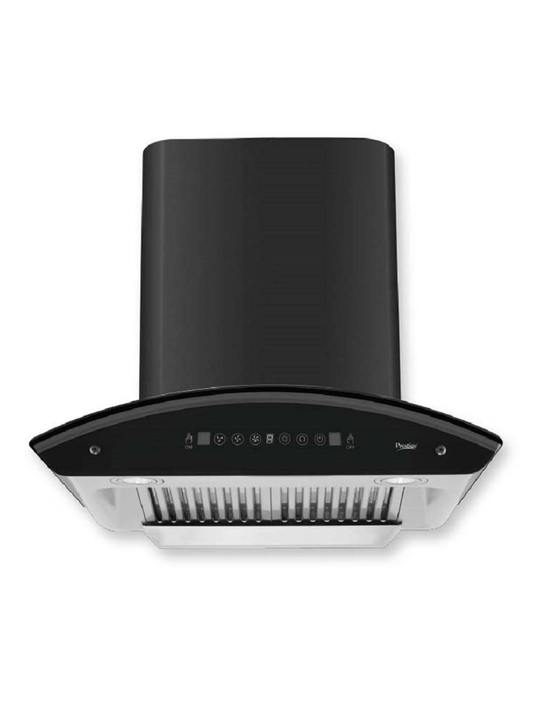 Prestige Oscar 600 Grey Kitchen Hood Chimney