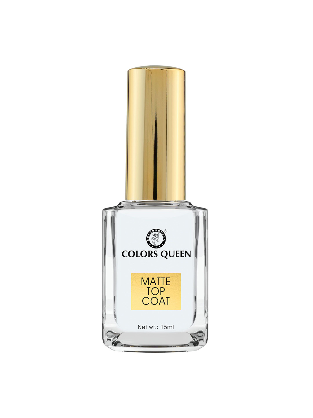 Colors Queen Matte Top Coat Chip-Resistant Nail Polish - 15 ml