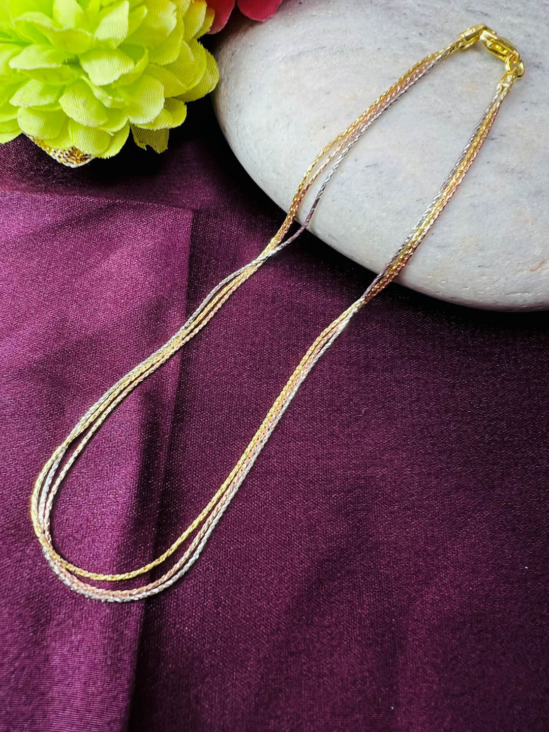 Arte Jewels 925 Sterling Silver Layered Anklet