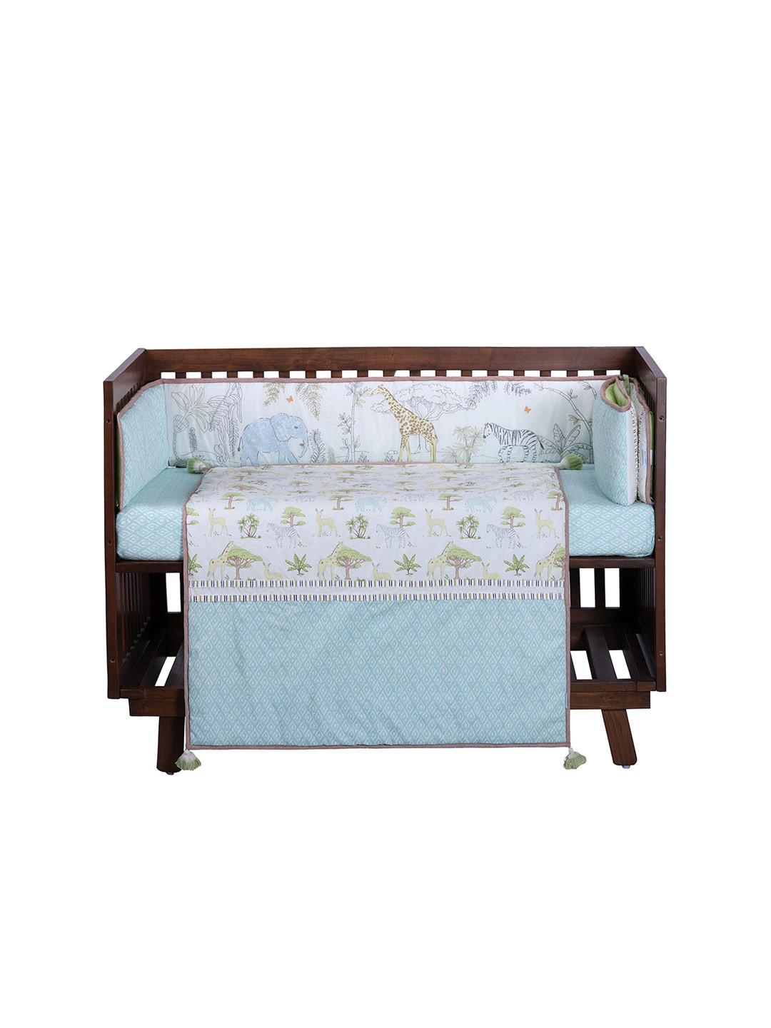 abracadabra Infants Set of 6 Pure Cotton Baby Bed Set