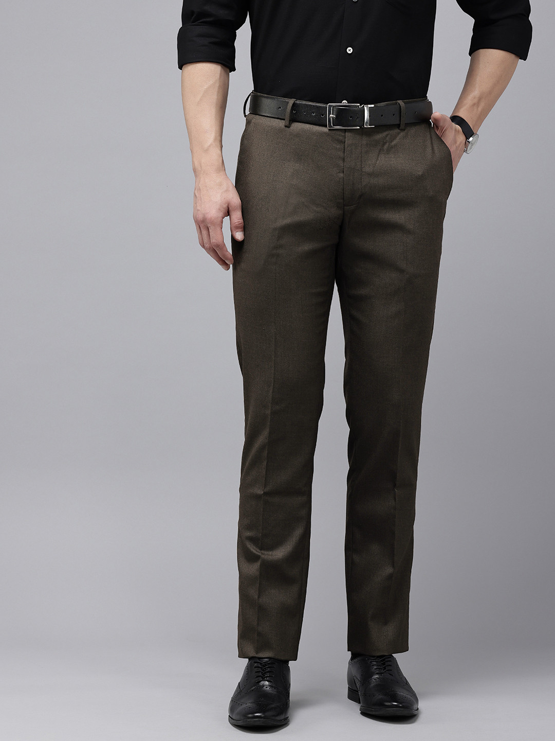 Arrow Men Hudson Formal Regular Fit Trousers