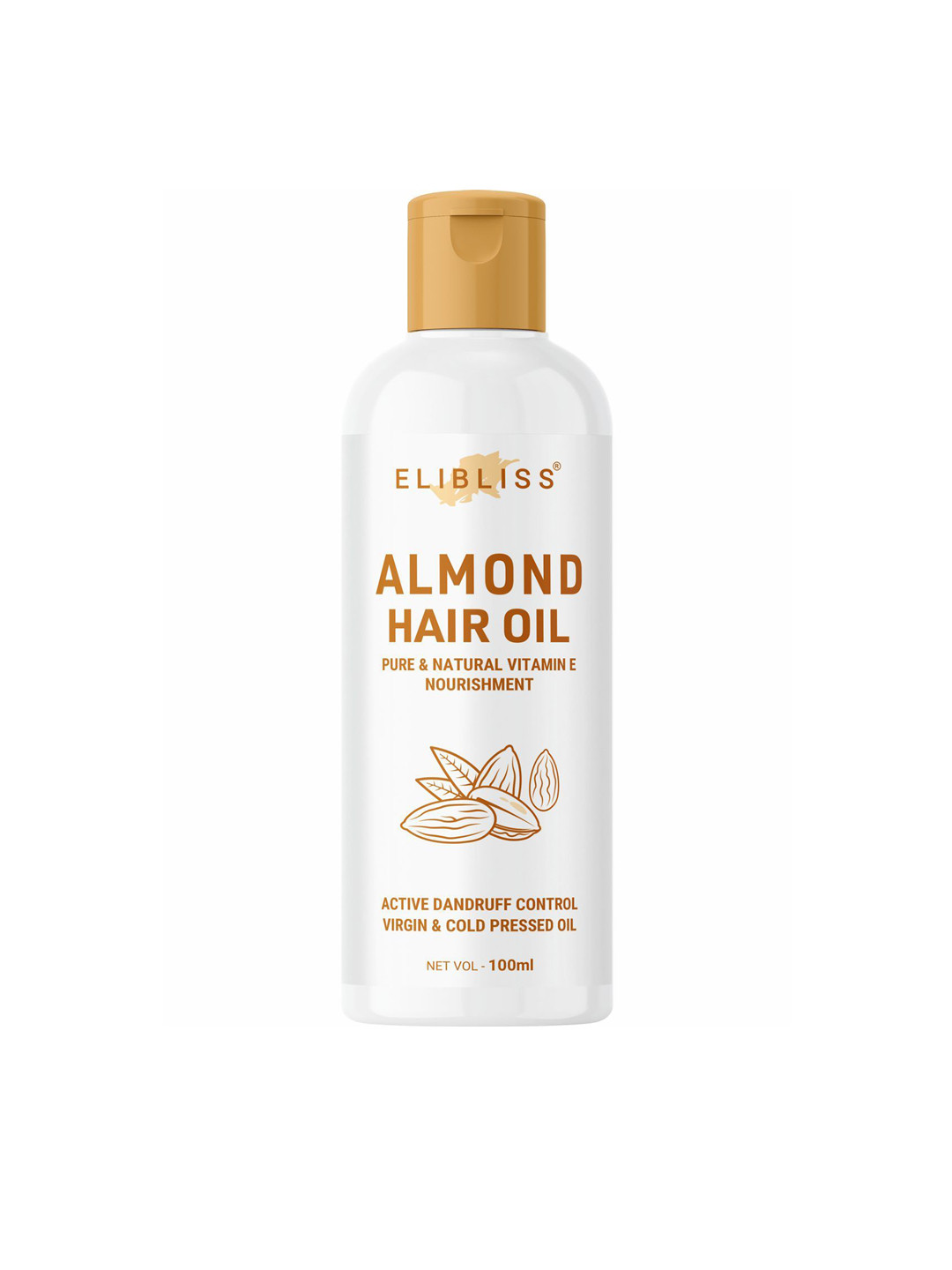 ELIBLISS Almond Hair Oil With Vitamin E - 100ml