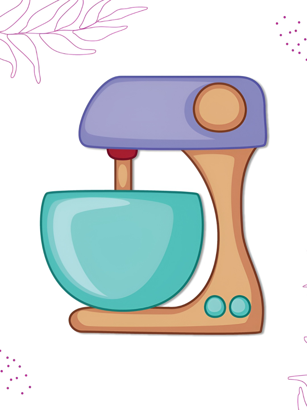 Bhai Please Green & Blue Wooden Decorative Magnets