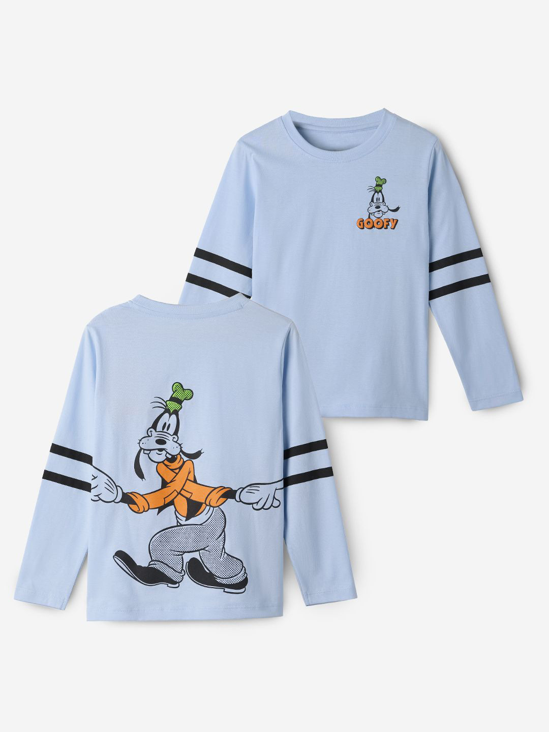 The Souled Store Boys Goofy Graphic Printed Round Neck Cotton T-shirt