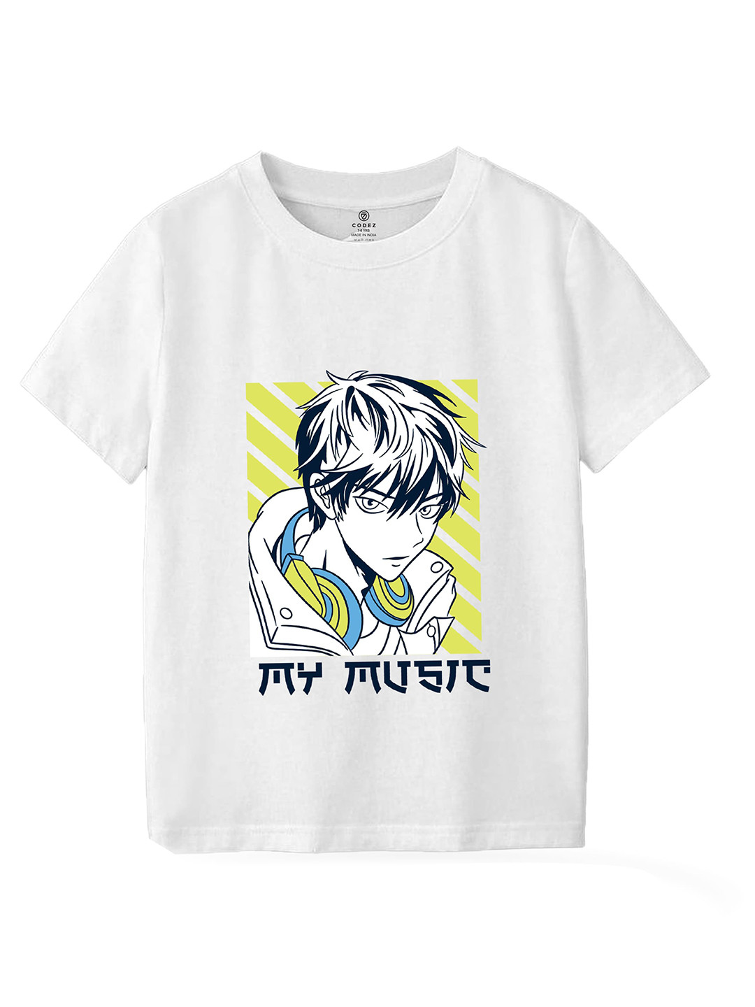 CODEZ Boy Graphic Printed Round Neck T-shirt