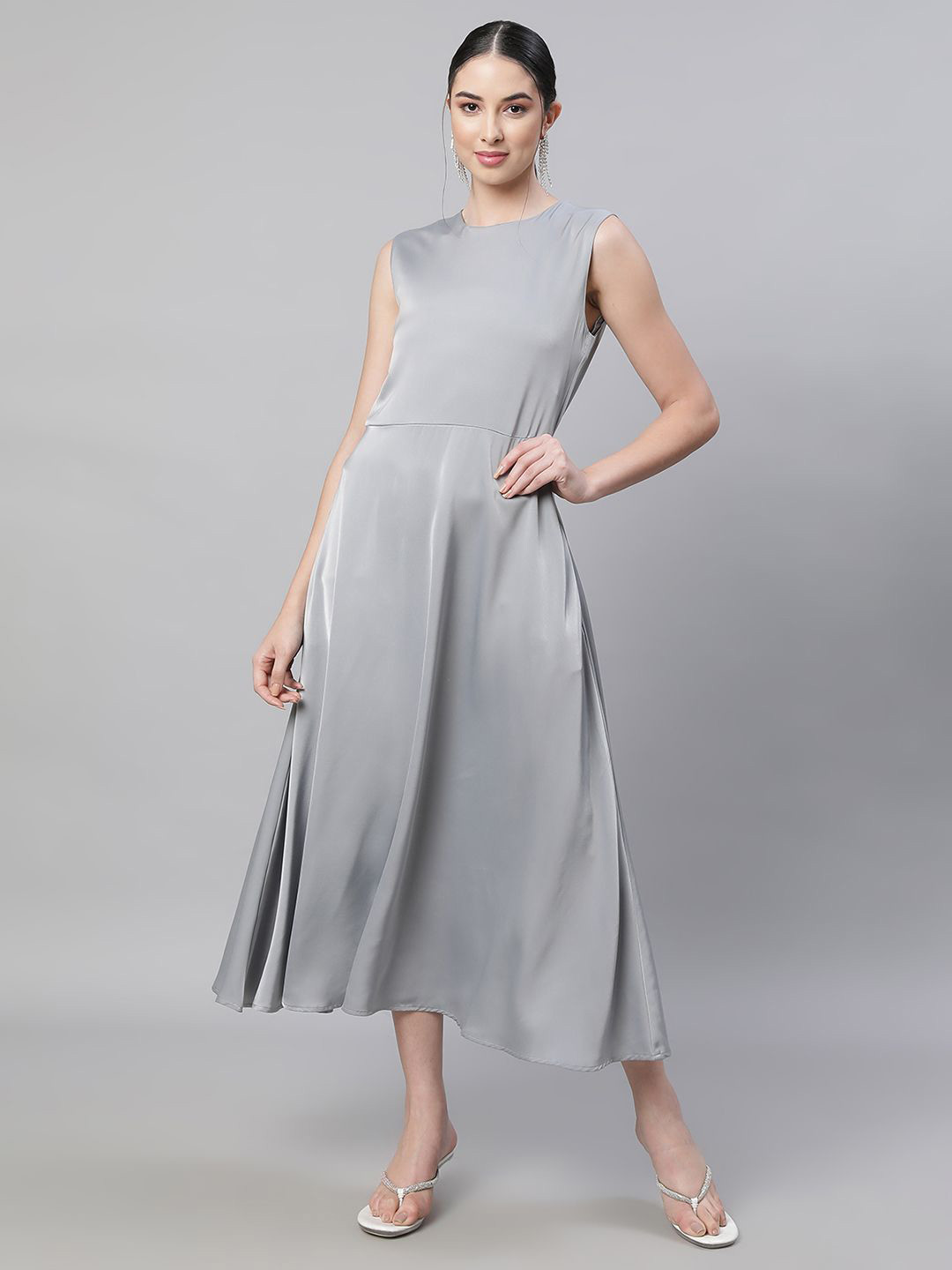 Global Republic Fit & Flare Midi Dress